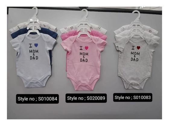 Baby Cotton Bodysuit Gift Set (Pack of 3)