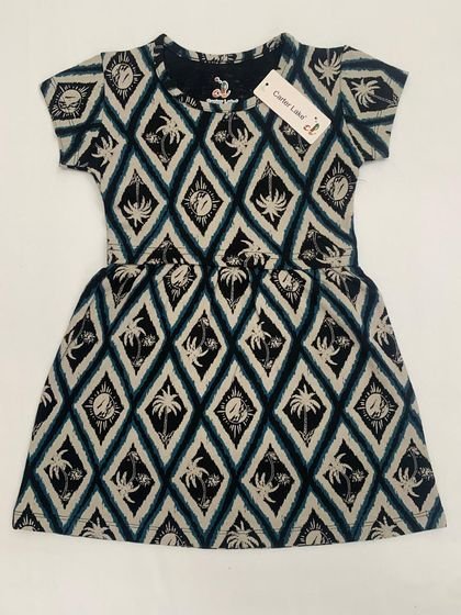 Girls Diamond Print Frock Combo (Pack of 3)