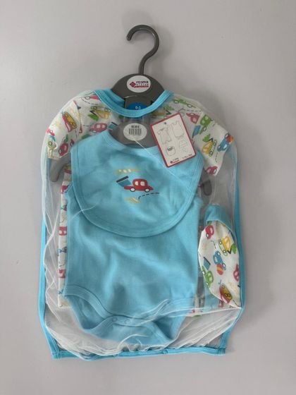 Baby Full-Print Romper Set (Pack of 3)