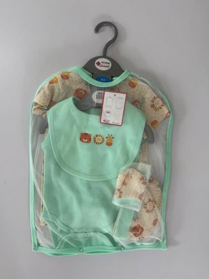 Baby Mint Co-ord Romper Set